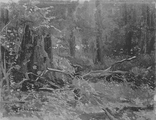 Las, 1890, Józef Chełmoński