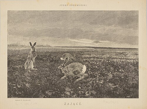 Hares, 1892, Józef Chełmoński