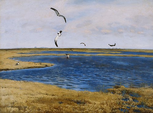 Czajki, 1890, Józef Chełmoński