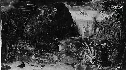 The Temptation of St Anthony, 1650, Jacob van Swanenburgh