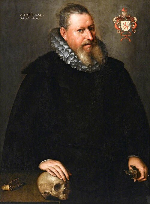 Nicklaes Warmondt (1540–1609), Burgomaster of Leiden, 1607, Isaac Claesz van Swanenburg