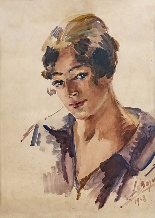 Buste de femme, 1918, Luce Boyals