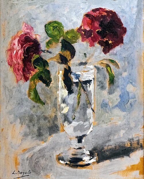 Verre aux roses, , Luce Boyals