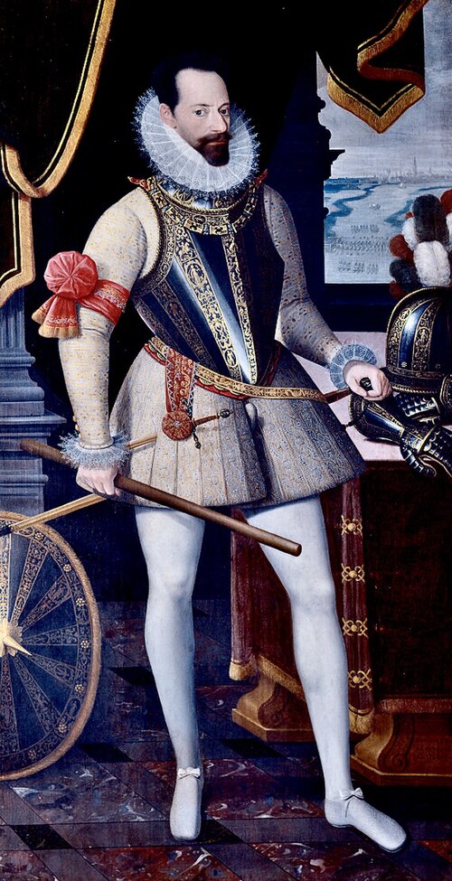 Portrait d'Alexandre Farnese, 1587, Jean I de Saive