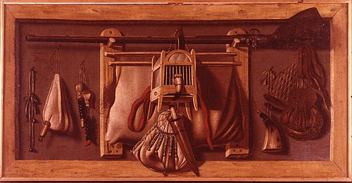 VERVALLEN Jachtstilleven,, 1665, Anthonie Leemans