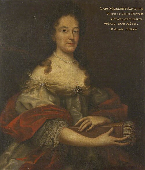 Lady Margaret Sackville (1614–1676), Countess of Thanet, 1665, Jacques d'Agar