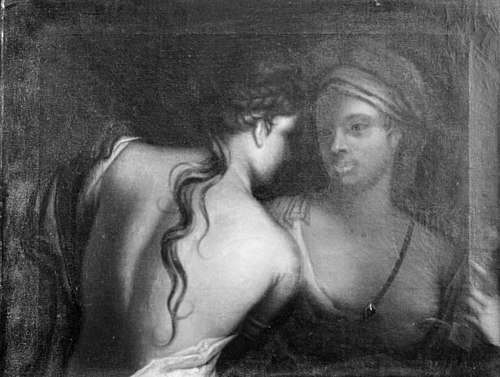Tvende fruentimmere i samtale, 1686, Jacques d'Agar