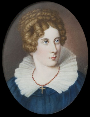 Portrait of Annette von Droste-Hülshoff, 1847, Erich Correns