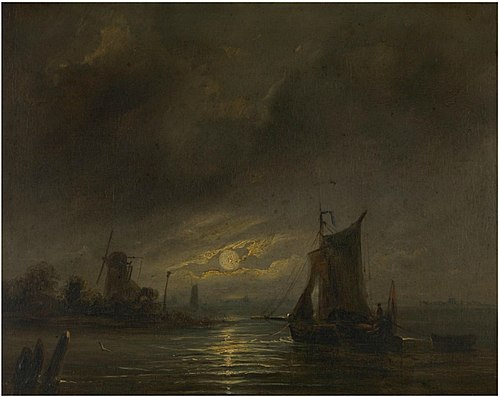 Night View, 1843, Egide Linnig
