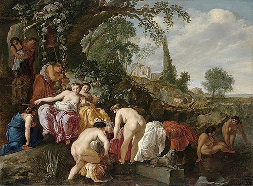 Moïse sauvé des eaux, 1625, Moses van Uyttenbroeck