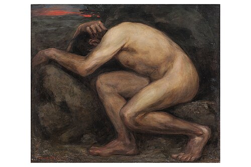 Caino dopo il delitto, 1906, Alberto Artioli