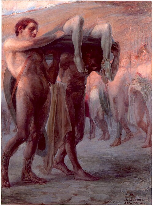 Il ritorno dello Spartano, 1908, Alberto Artioli