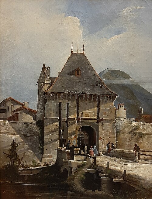 Vue de Grenoble en 1830, 1830, Jules Guédy