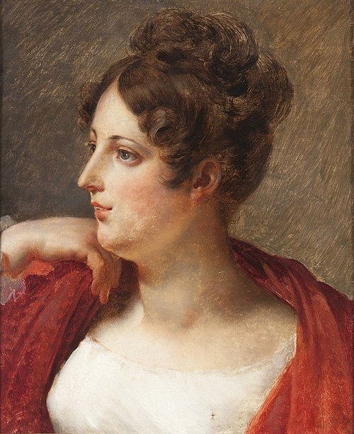 Portrait d'Hortense Allart, 1829, Sophie Allart