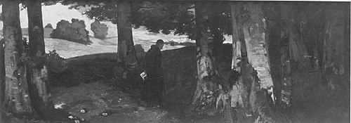 Einsam, 1900, Bruno Paul Hetze