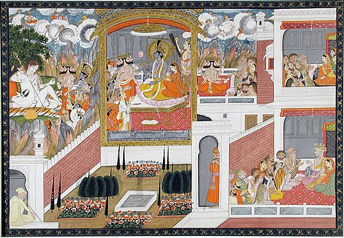 The gods hatch a plan, 1825, Purkhu