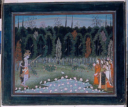 To Catch a Glimpse of Him, Even from a Distance, 1790, Purkhu