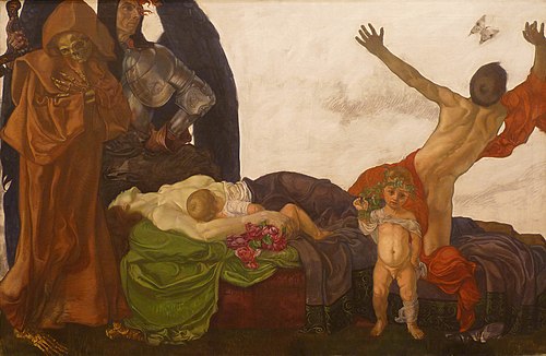 La mort de la mère, 1912, Ernest Lincker