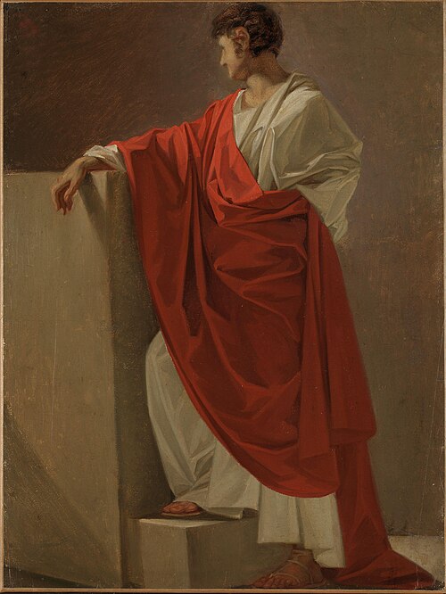 Stående mann, akademistudie, 1820, Friedrich Matthäi