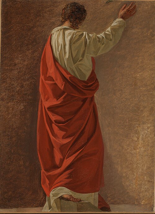 Stående mann, akademistudie, 1820, Friedrich Matthäi